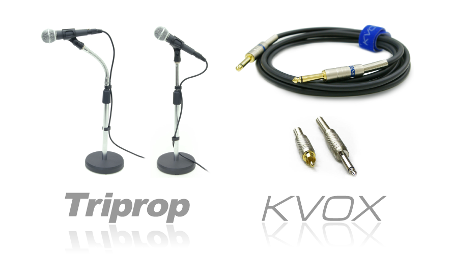 【Triprop】【KVOX】スタンド、コネクター、 　ケーブル各種入荷しました！