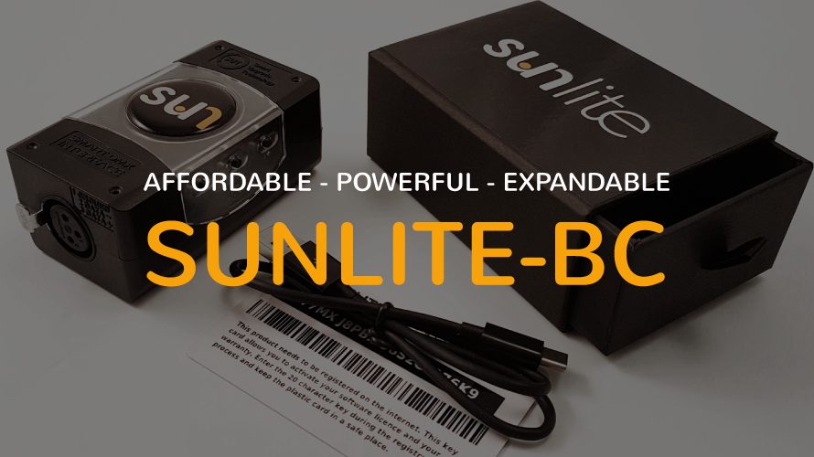 Sunlite Suite 3対応インターフェースボックス【SUNLITE-BC】 価格改定のお知らせ