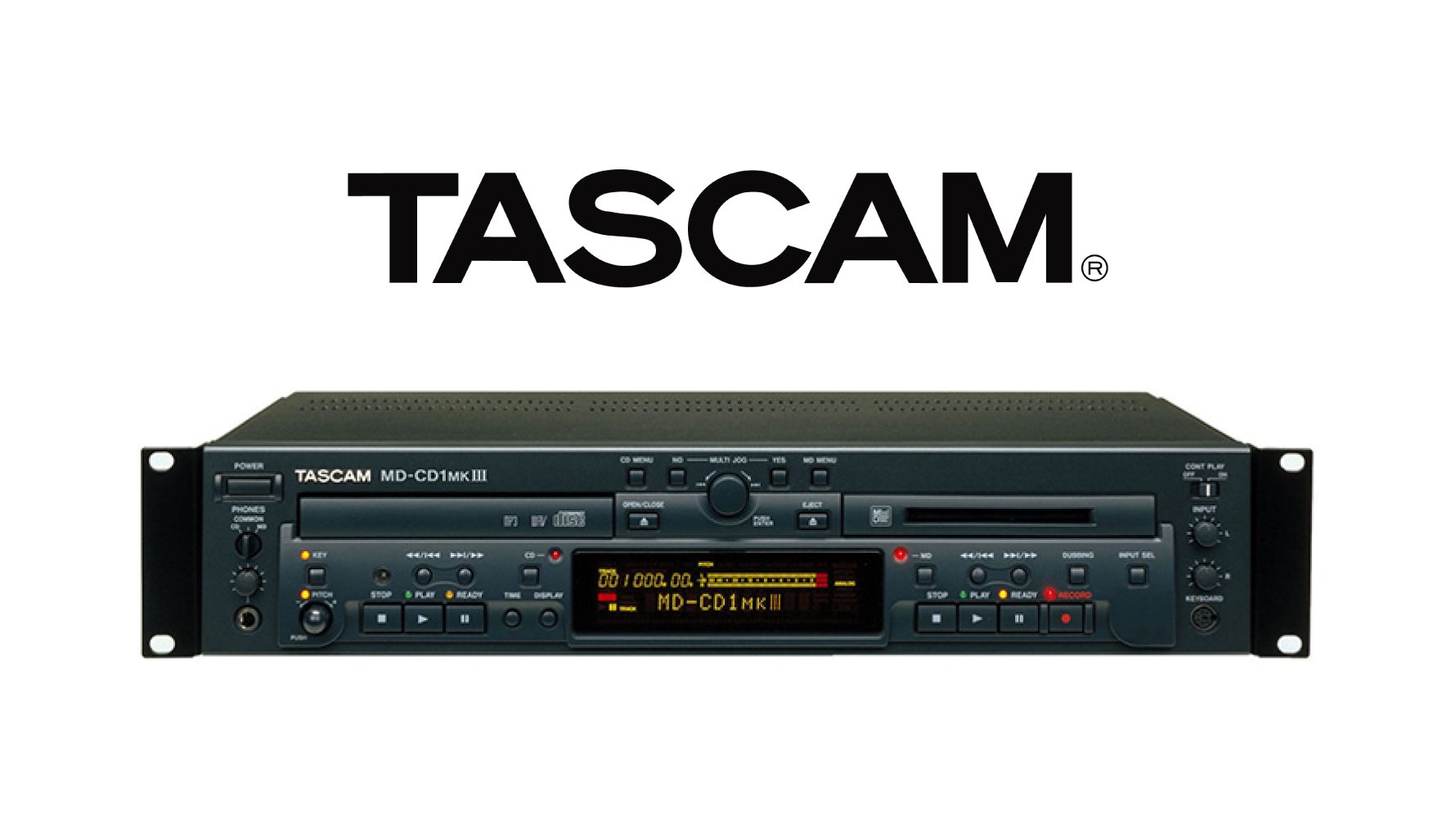 TASCAM】 CDプレーヤー/MDレコーダー MD-CD1MKIII 在庫分限りで販売