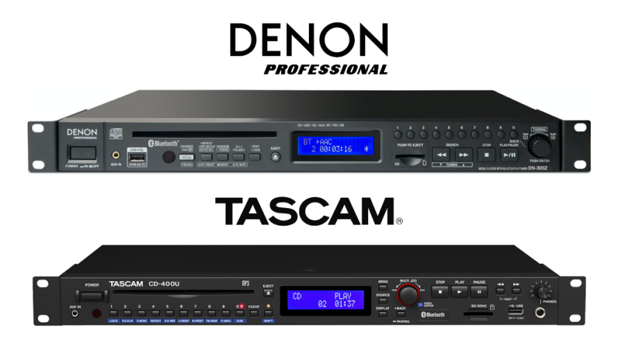 【DENON PRO / TASCAM】設備で重宝するオススメメディアプレイヤー