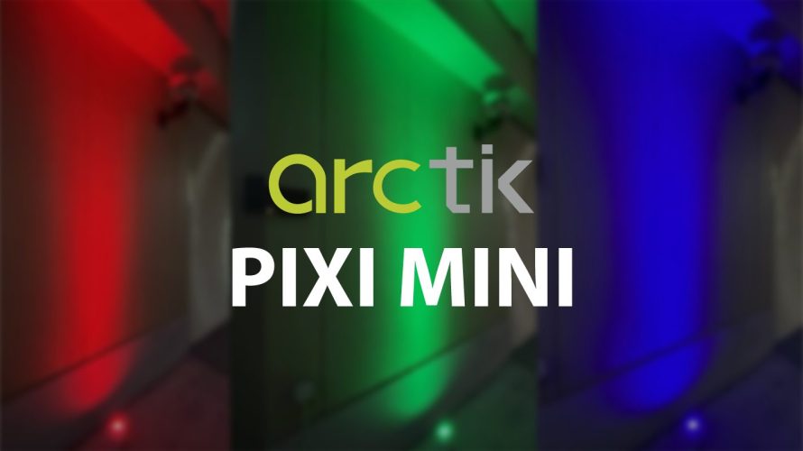 【arc-tik】小型防水4in1 LEDウォッシュライト 『pixi mini』仕様変更しました。