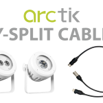 防滴DMX Yケーブル【arc-tik Y-Split cable】商品化になりました。