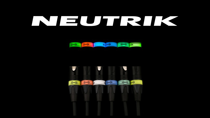 【NEUTRIK】暗所で発光するカラーリング”XXR NEOシリーズ”販売開始のご案内