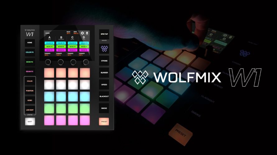 【Nicolaudie】パットコントロールでLive感覚でライティングが可能！Wolfmix W1 新登場！