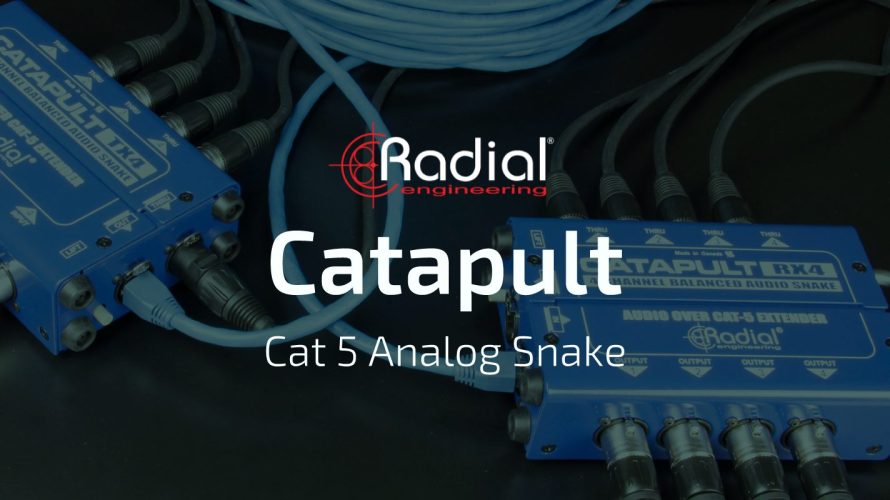 【LANケーブルでアナログオーディオ伝送】Radial Catapult製品のススメ