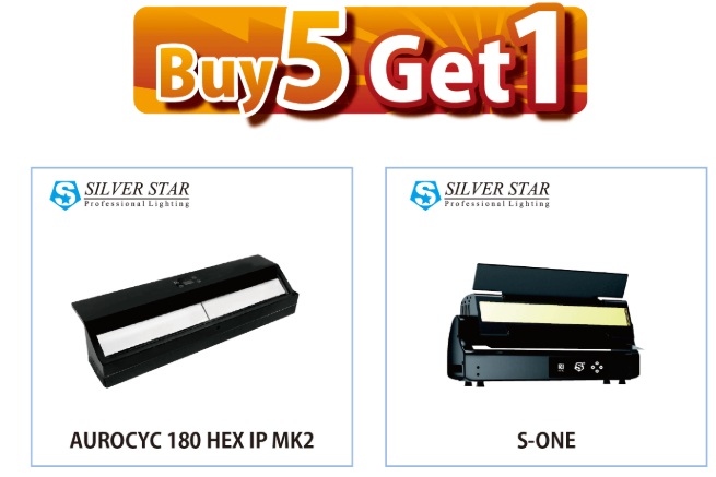 【SILVER STAR】ホリゾントライト5台購入で+1台プレゼントキャンペーン中!!
