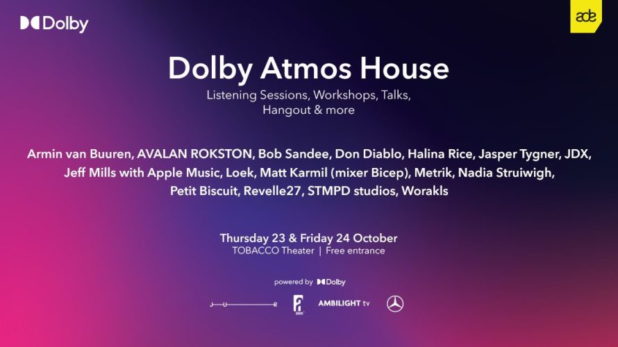 Alcons Powers Dolby Atmos House at ADE 2025